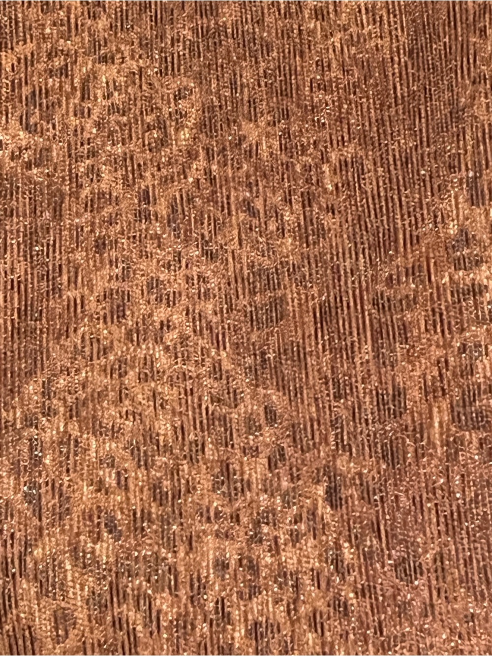 Suzi Chin Distressed Brown Leather Zip-Front Jacket - Picture 5 of 7
